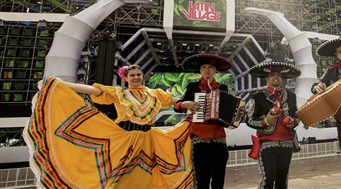 Pre-Hispanische dansers en danseressen