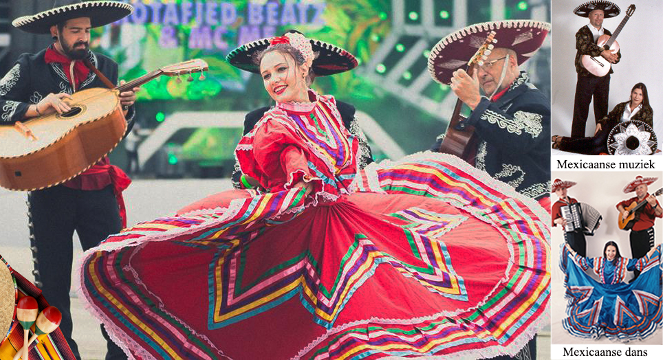 Mexicaanse professionele dansers en danseressen