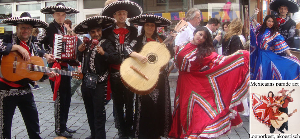 Mexicaanse professionele dansers en danseressen